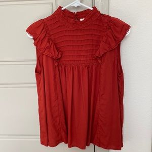 Treasure & Bond Burnt Orange Top